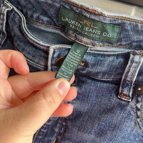 Lauren Ralph Lauren Modern Straight Curvy Jeans - Picture 7 of 8